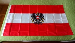Флаг Австрии 90х150см Австрийский Флаг с гербом, Austria Flag 3x5 ft (90x150 cm)