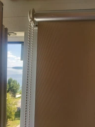Рулонна штора термо 060 блекаут DecoSharm 45x170 см Помаранчевий фото від покупців 1