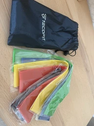 Набор эспандеров TECOFIT LATEX резинки для фитнеса в виде круга 5 шт (TOP18054258) фото от покупателей 1