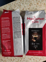 Кава MacCoffee Pure Espresso Forte у зернах 1 кг фото від покупців 13