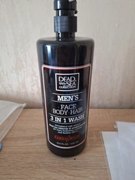 Гель для душу, волосся та обличчя для чоловіків - Dead Sea Collection Men's Sandalwood Face, Hair & Body Wash 3 in 1 1000ml (677413-58700) фото від покупців 8
