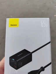 Мережевий зарядний пристрій Baseus GaN3 Pro Desktop Fast Charger 100 Вт 2x USB/2x USB Type C QC 4.0 +PD (CCGP000101) фото від покупців 1