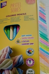 Кольорові тригранні олівці Cool for School Pastel Преміум 24 кольори (CF15186)