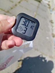 Цифровой термометр гигрометр для измерения температуры и влажности в помещении/на улице, белый + батарейка в комплекте (67972269)