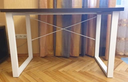 Письменный стол Ferrum-decor Драйв 750x1400x600 Белый металл ДСП Дуб Сан-Марино 32 мм (DRA184) фото от покупателей 10