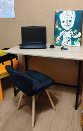 Стіл розкладний Моріс Ferrum-decor 750x1000x600 Чорний метал ДСП Кашемір 16 мм (MORI1013)