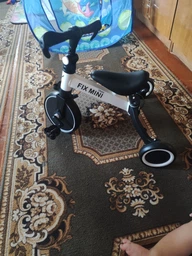 Трехколесный велосипед беговел Ikonka Trike Fix 3в1 велобег 3в1 Белый