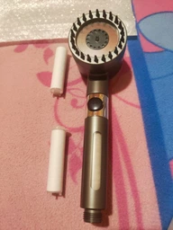 Набор Душевая насадка массажная лейка для душа Turbocharged shower head PRO 4 в 1 силиконовые массажные шипы 3 режима подачи воды окошко для контоля загрязнения + 6 фильтров для воды фото от покупателей 19