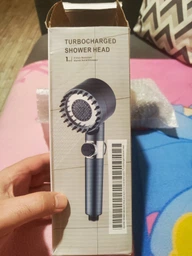 Набор Душевая насадка массажная лейка для душа Turbocharged shower head PRO 4 в 1 силиконовые массажные шипы 3 режима подачи воды окошко для контоля загрязнения + 6 фильтров для воды фото от покупателей 17