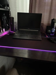 Игровая поверхность с подсветкой INTEKO 300х800х4мм RGB черный фото от покупателей 5