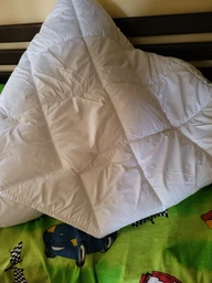 Набор Sleepingg Одеяло всесезонное полуторное 140х210 см антиаллергенное волокно + подушка 50х70 см Белый (4820227283224) фото от покупателей 3