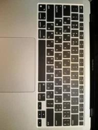 Накладка на клавиатуру Fruct для MacBook Air 13 2020/MacBook Air 13 M1 (2021) US Черная Украинские буквы
