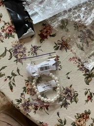 Чокер жемчуг с белой лентой на шею украшение колье Fashion Jewerly (SVS) фото от покупателей 1