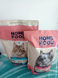 Корм для стерилизованных кошек Home Food Hairball Control Выведение шерсти 10кг (4820235020880) фото от покупателей 3