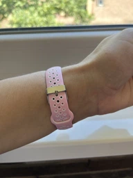 Силиконовый ремешок Nike style для фитнес-браслета Xiaomi Mi Band 5/6/7 с металлической застежкой Черный с красным (mrk2460)