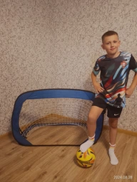 Ворота футбольні складні тренувальні PORAY Zelart PS-SN003 колір синій