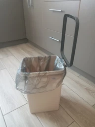 Відро для сміття MBM HOME BIN-02 12L BEIGE пластикове бежеве фото від покупців 3