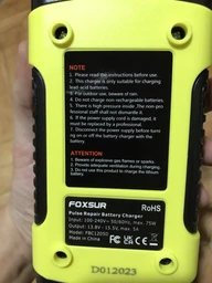 Зарядное устройство для автомобильного аккумулятора Foxsur 12V 5A, 4-100 А-ч "updated version 7.0" фото от покупателей 6