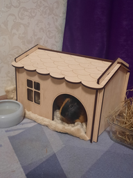 Будинок для гризунів Lucky Pet для морських свинок, кроликів, шиншил 30x20x20 см (4820224219691)