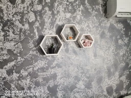 Полиці стільники з натурального дерева. Білий СА2 3шт фото від покупців 1