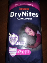 Подгузники-трусики Huggies DryNites для девочек 8-13 лет 9 шт. (5029053527604)