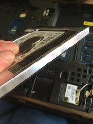 Адаптер подключения Grand-X HDD 2.5'' 9.5 мм в отсек привода ноутбука SATA/SATA3 Slim (HDC-24C) фото от покупателей 3