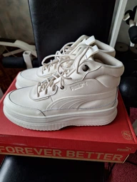Женские демисезонные ботинки кожаные высокие Puma Mayra 39231602 37.5 (4.5UK) 23.5 см Puma Black-Puma Black-Strong Gray (4099683252949) фото от покупателей 9