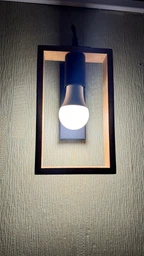 Светильник настенный Vesta Light Wooden Frame 64231 Натуральный фото от покупателей 2