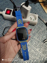 Дитячий смарт-годинник Gelius GP-PK006 GPS/4G (IP67) Blue-Yellow (2099900903861) фото від покупців 7
