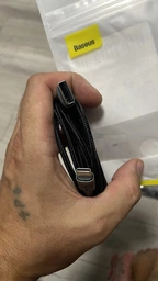 USB кабель 1м для швидкої зарядки USB-A - Type-C QC 3.0 Baseus TZCATLZJ-23 чорно-червоний