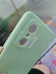 Силиконовый чехол Soft Touch для Xiaomi 11T/Pro Светло-зелёный