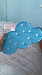 Декоративний LED-світильник-нічник Хмарка 30 см UFT Funny Lamp Cloud на батарейках (uftfunnylampcloud)