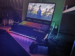Підставка для ноутбука з охолодженням VHG K15 з USB хабом, RGB-підсвічуванням та підставкою для телефона, Laptop Cooling Pad, Silver фото от покупателей 1