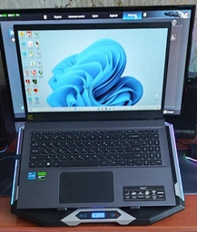 Охлаждающая подставка для ноутбука GamePro CP870 Black фото от покупателей 15