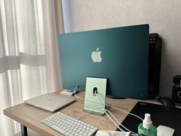 Моноблок Apple iMac 24" М1 4.5К 8 ядер GPU 256GB Silver (MGPC3UA/A) фото от покупателей 1