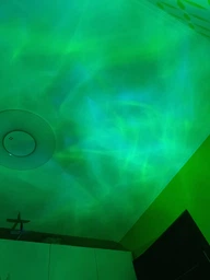 Ночник проектор КУБ с проекцией воды Настольная RGB лампа с эффектом водяной волны, с пультом и приложение LED светильник северного сияния Dynamic water Battery version STEEP Акрил фото от покупателей 17
