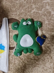 М'яка іграшка Кіт VКmade Саймон Зелений 27 см (1.1.4)