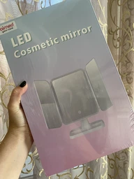 Дзеркало для макіяжу AIMED Makeup Mirror 360 LED White фото від покупців 3