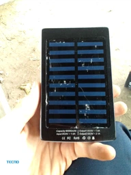 Портативна зарядка 20000 mah Power Bank Metal Led Solar Black (519PWRBANK) CLS55 фото від покупців 1