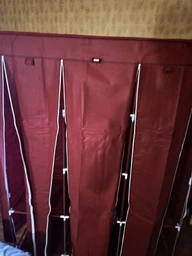 Складной каркасный тканевый текстильный шкаф на 3 секции Storage Wardrobe 88130 Синий (N-14) фото от покупателей 13