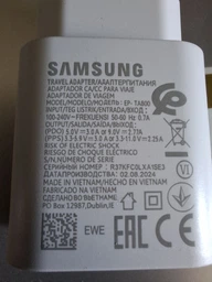 Швидка зарядка 25W для Samsung Galaxy Super Fast Charging PD type-C PRC-TA800, зарядний пристрій білий фото от покупателей 5