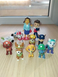 Набор фигурок Щенячий патруль Paw Patrol 12 шт. Маршал, Гонщик, Скай, Рокки, Эверест, Трек, Райдер и другие, 12 шт. фото от покупателей 4