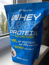 Протеїн Sporter Whey 100% Protein lactose free 1 кг Ваніль (4820249721810) фото від покупців 8