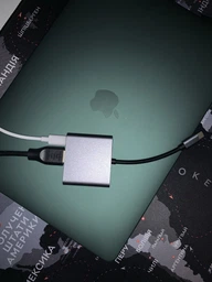 USB Type-C Хаб адаптер переходник концентратор для Windows MacBook OTG Android Розгалужувач Комутатор світч 3 в 1 HDTV HDMI USB 3.0 TypeC (PD) фото від покупців 1