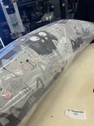 Подушка дакимакура Руно Grey Cat_1 антиаллергенное волокно 50х150 см (Р315.52_Grey Cat_1) фото от покупателей 2