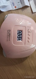 Лампа для маникюра Nail Lamp SUN X Plus 120W для покрытия ногтей гель лаком, гелем UV/LED White фото от покупателей 16