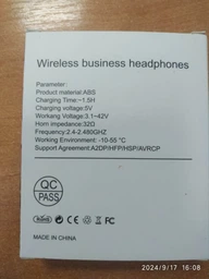 Беспроводная Bluetooth гарнитура U&P F19 350mAh Black фото от покупателей 1
