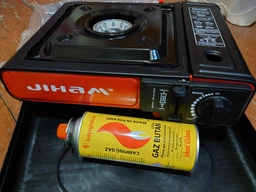 Портативная туристическая газовая плита с пьезоподжигом portable gas stove BDZ 155 Original by Happy Home c пластиковым кейсом адаптер под большой баллон