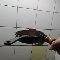 Держатель съемная ручка для сковороды и котла чапельник из нержавеющей стали с деревянной ручкой фото от покупателей 2