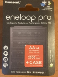 Аккумулятор Panasonic Eneloop Pro AA 2500 mAh 4BP+Case (BK-3HCDEC4CP) фото от покупателей 1